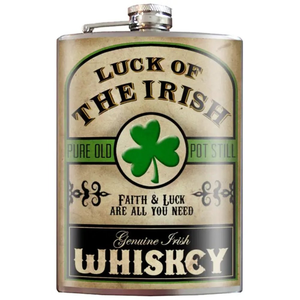 Luck of The Irish Flask